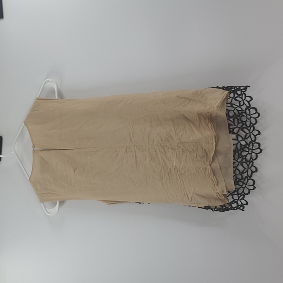 Lela rose in collaboration with target and Neiman Marcus tan tank with crochet - Picture 2 of 4